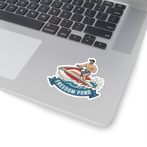 "Freedom Pond" Patriotic Pond Decal