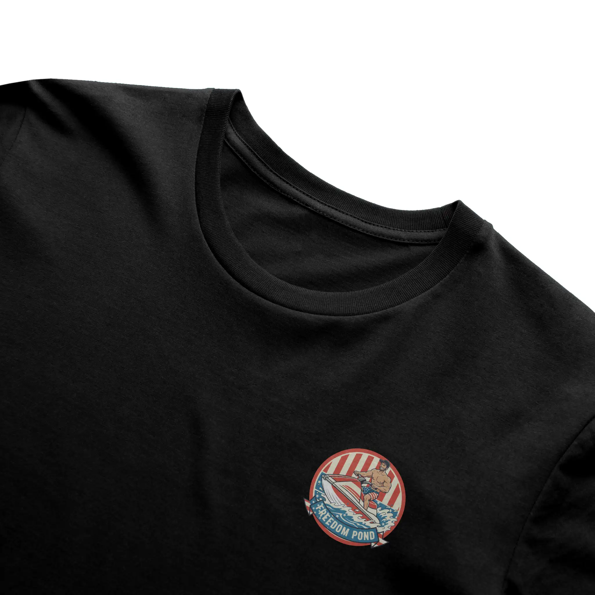 Freedom Pond Tee Front Back
