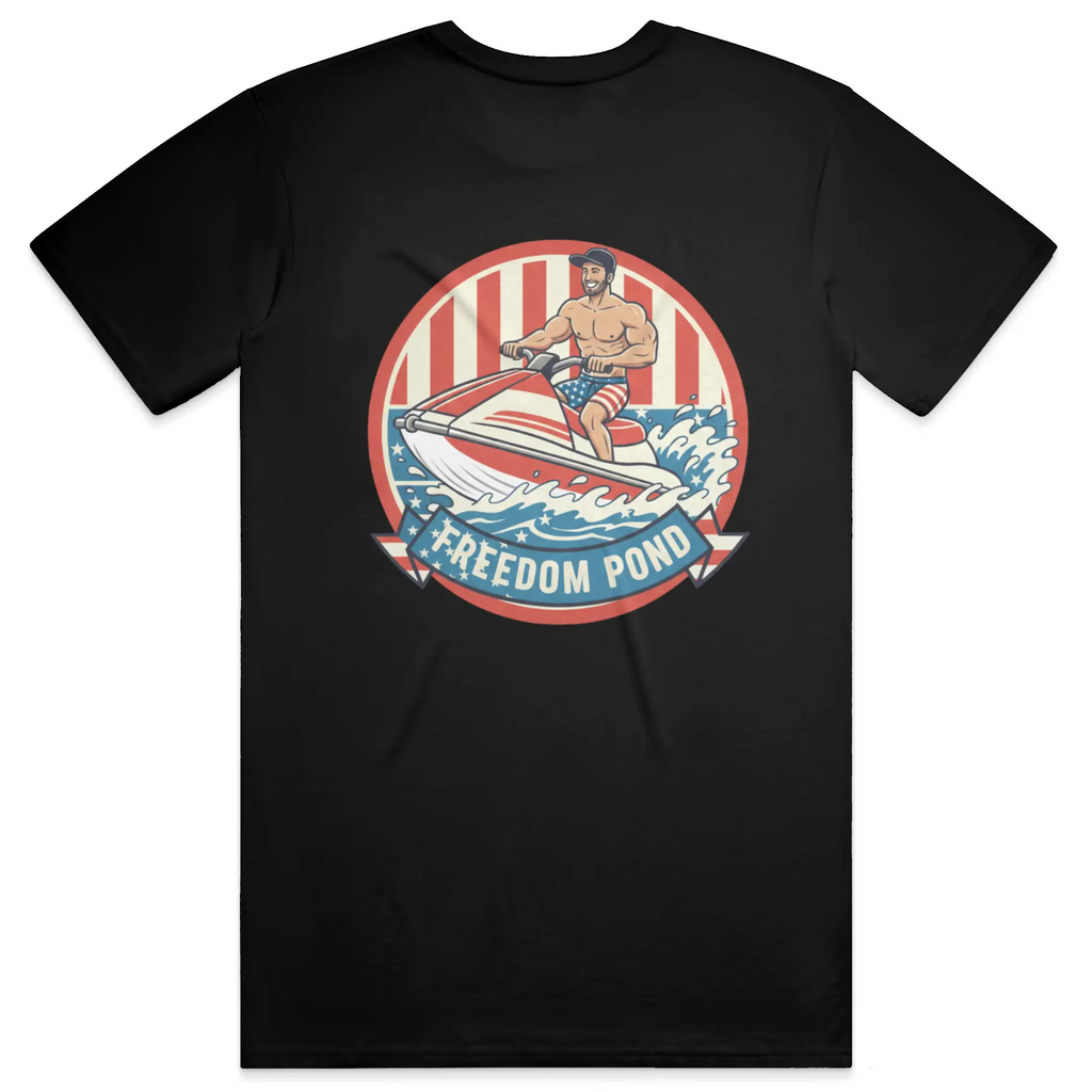 Freedom Pond Tee Front Back