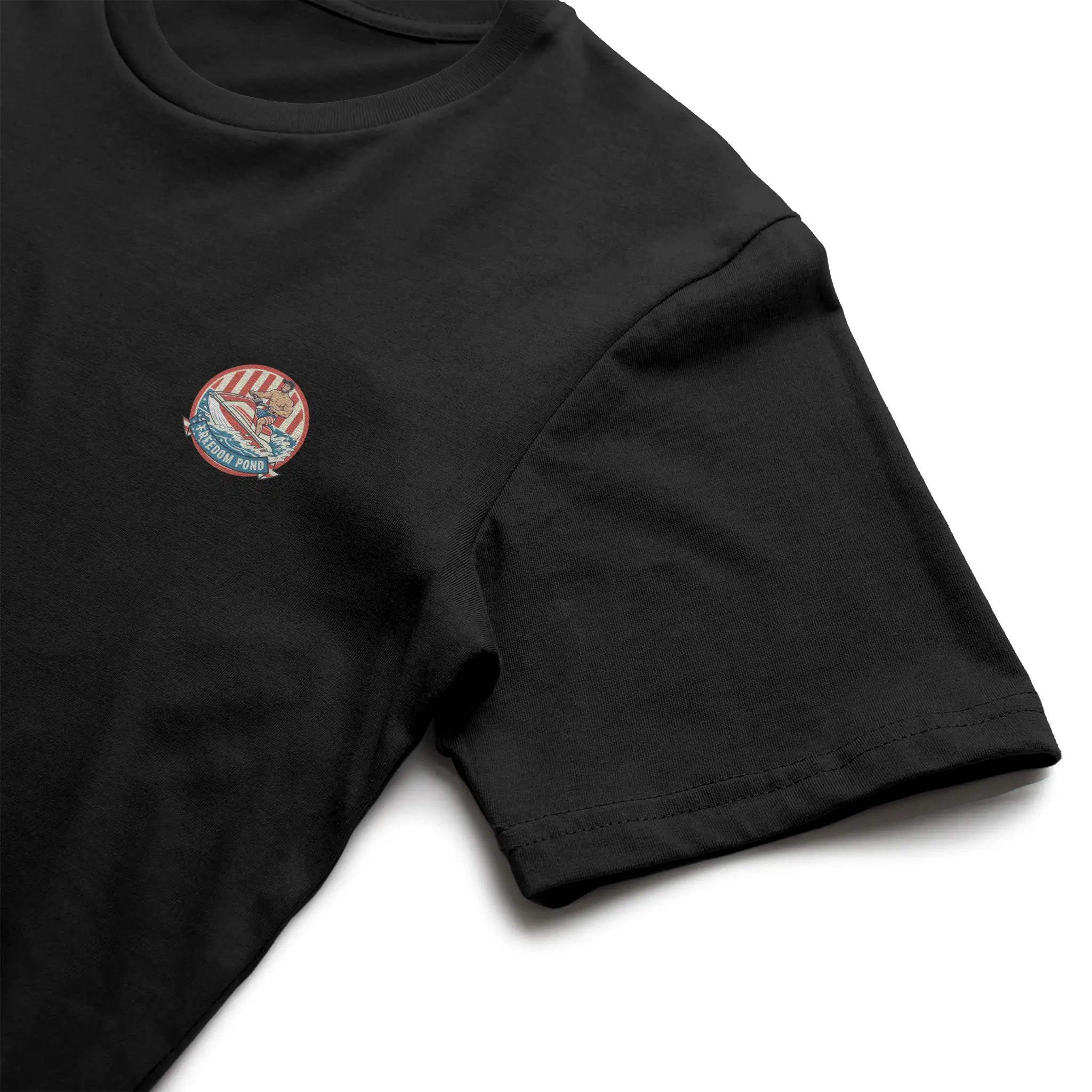 Freedom Pond Tee Front Back