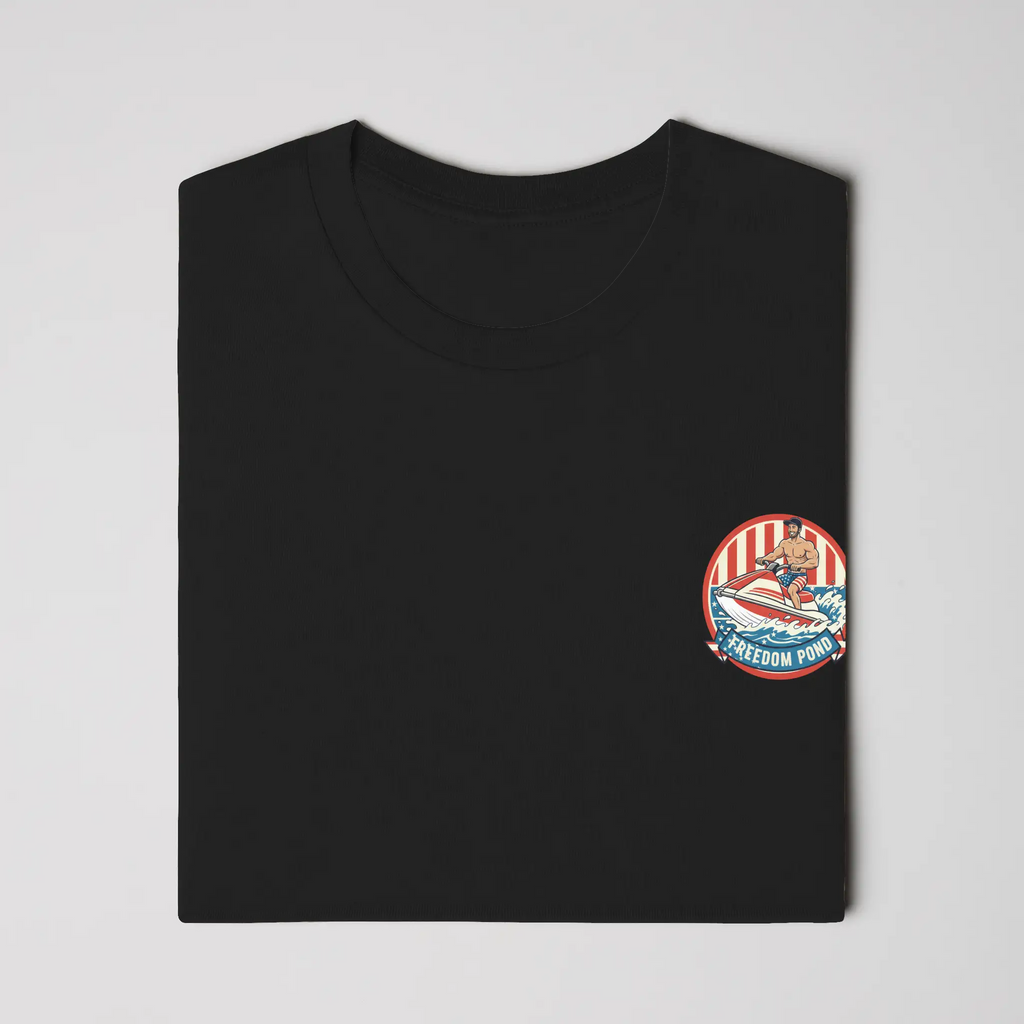 Freedom Pond Tee Front Back