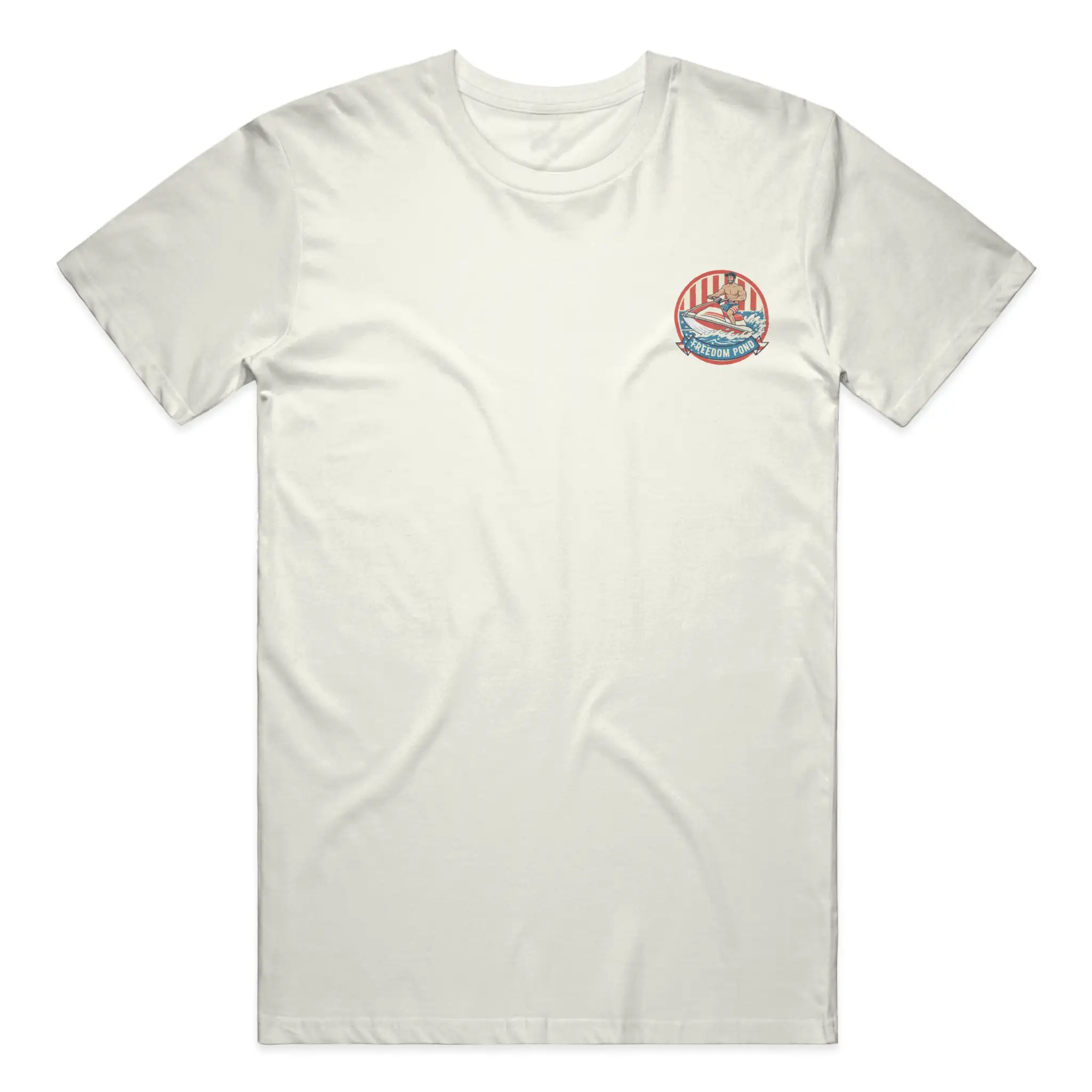 Freedom Pond Tee Front Back