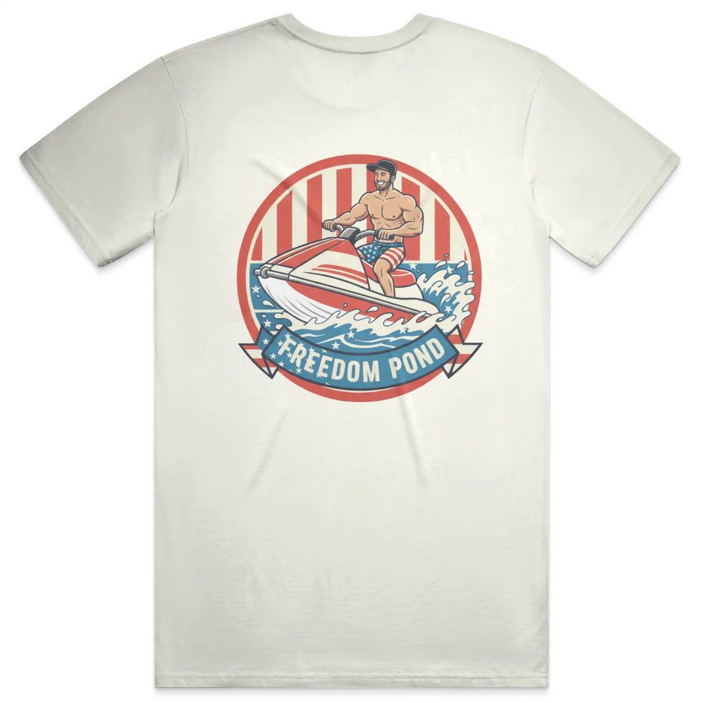 Freedom Pond Tee Front Back