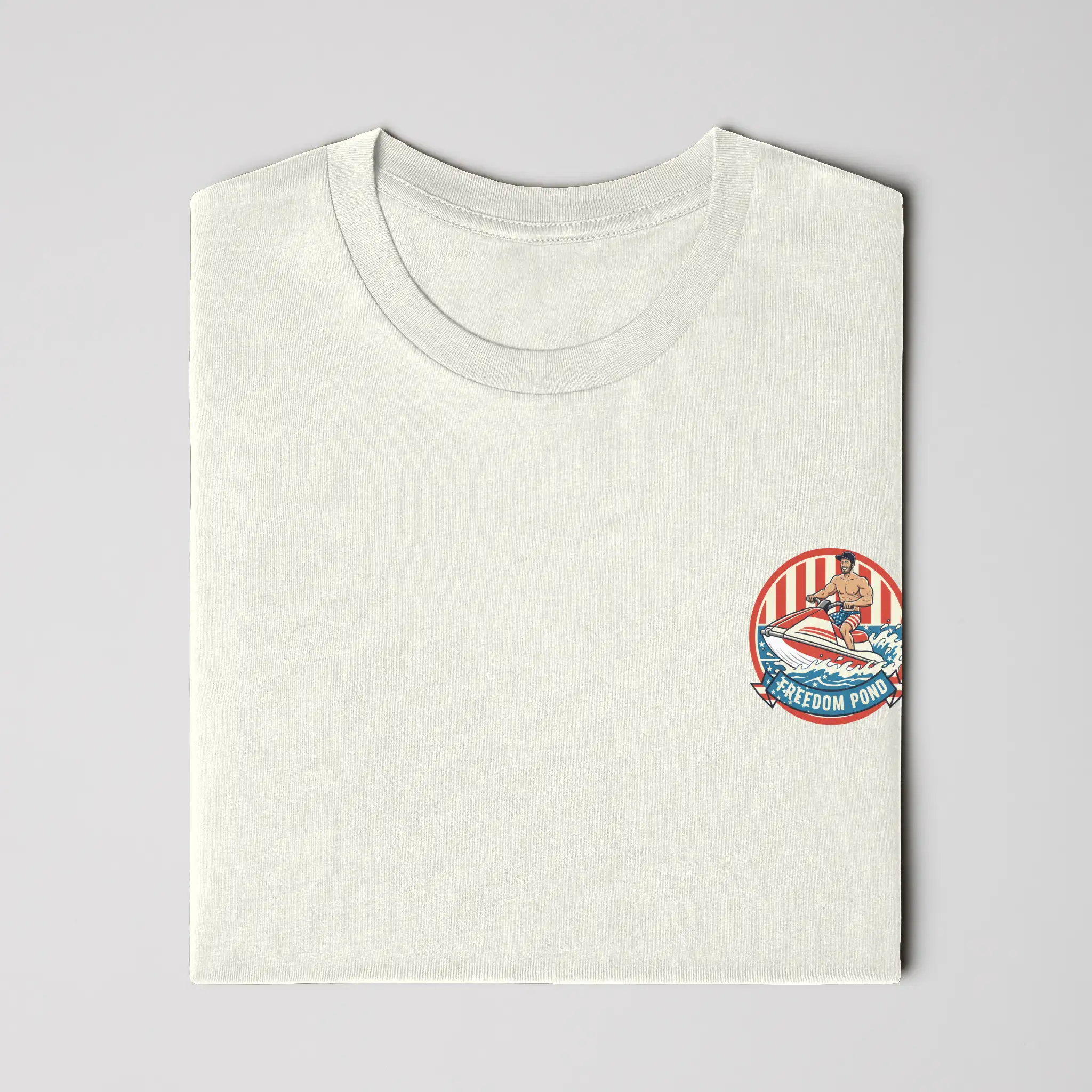 Freedom Pond Tee Front Back