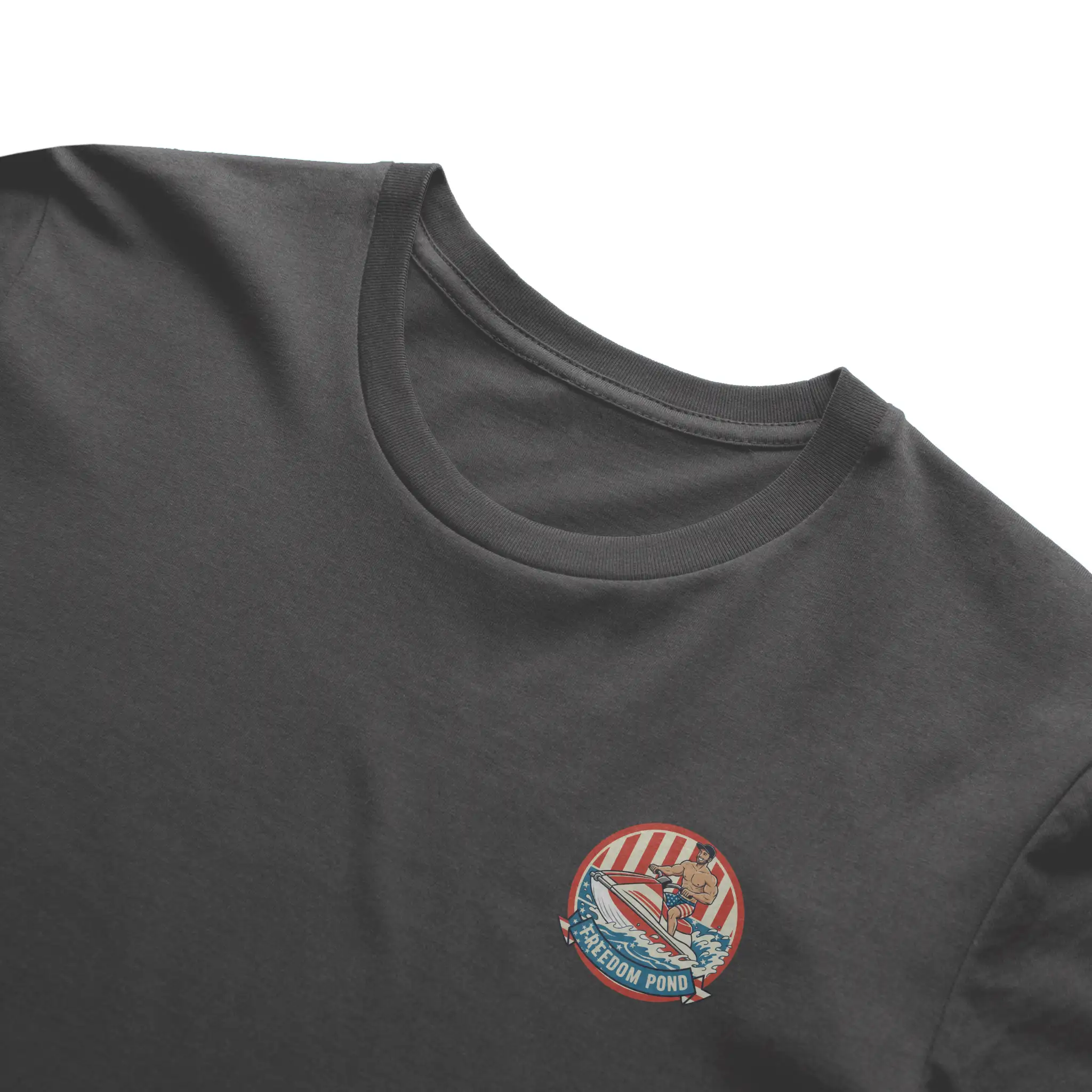Freedom Pond Tee Front Back