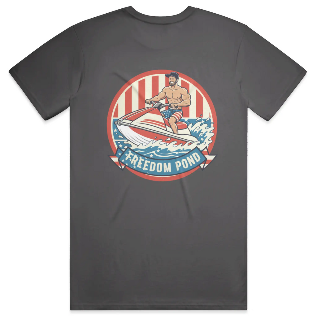 Freedom Pond Tee Front Back