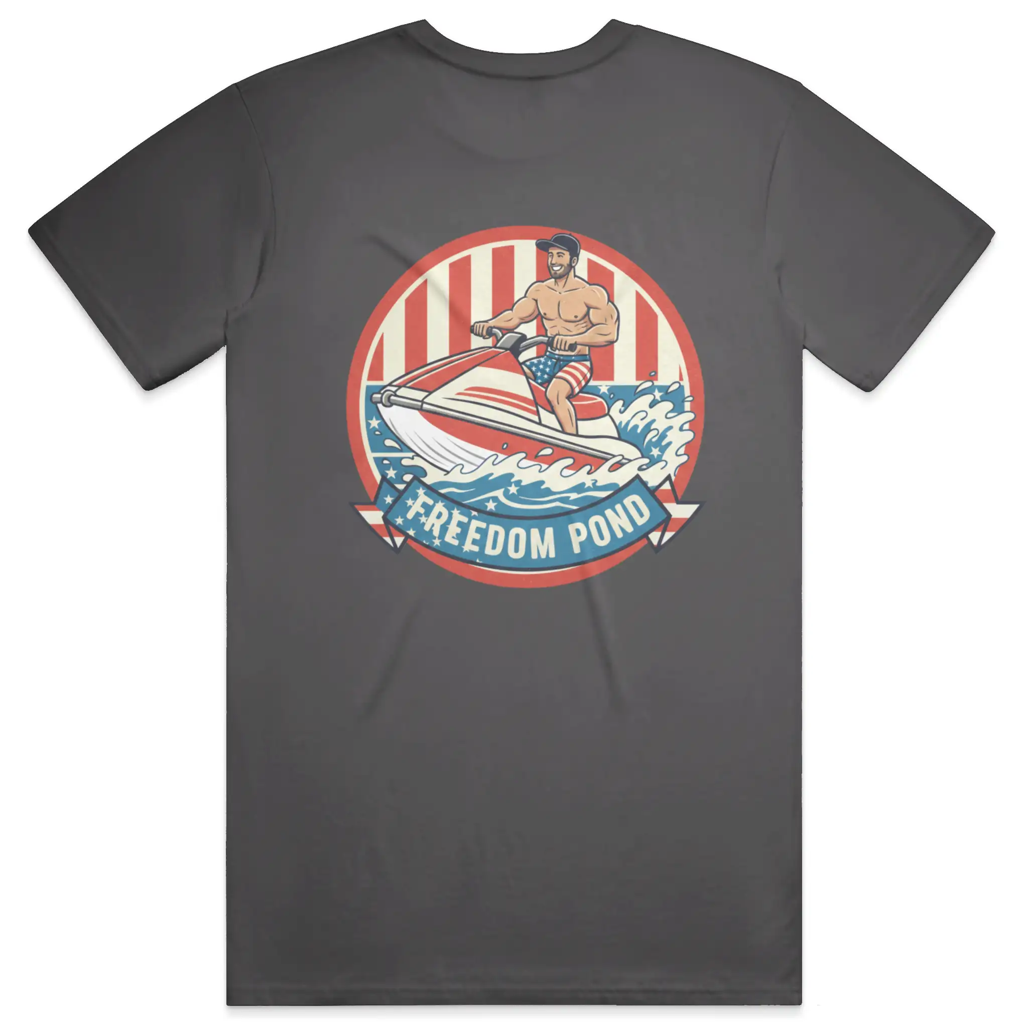 Freedom Pond Tee Front Back
