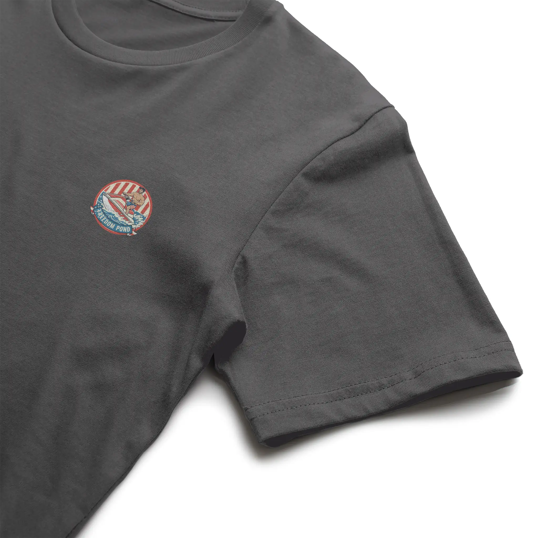 Freedom Pond Tee Front Back