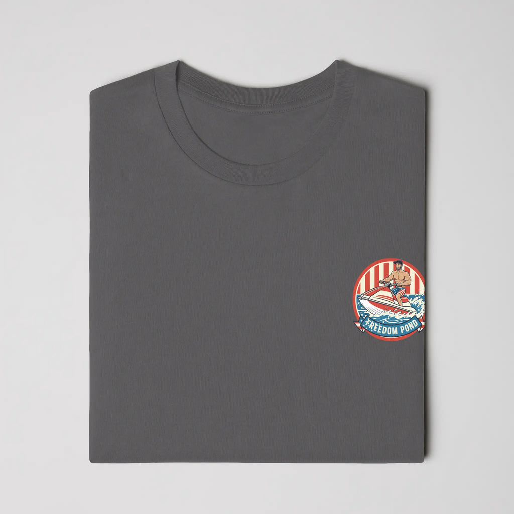 Freedom Pond Tee Front Back